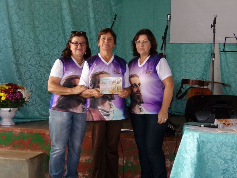 Sra. Maria Eurípedes, representante da família de Cassiano Flausino Dias. 